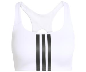 adidas - Women's Optime 3-Stripes MS Bra - Brassière - L - white / black