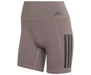 adidas - Women's Optime 3-Stripes Short Leggings - Legging - XL - Length: 5'' - charcoal