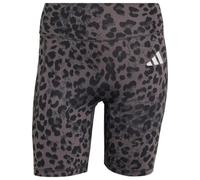 adidas - Women's Optimé Essentials Workout Leopard Short - Legging - XS - grey four / grey six / black