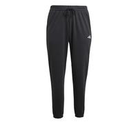 adidas Women's Pantalon à Revers French Terry 3 Bandes Essentials, Black/White, 1X