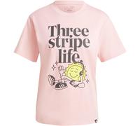 adidas Femme Positivity Graphic Tee, Semi Pink Spark, M