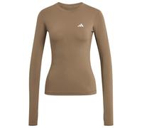 adidas - Women's Primelift Essentials Workout Contour L/S - Haut à manches longues - XL - khaki six