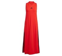 Adidas Robe longue Femme Essentials 3-Stripes dos nageur Pure Ruby/Black M