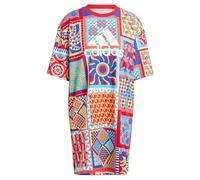 adidas Women's Robe Slim x Farm Rio, Bold Blue/Power Red, M