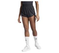 adidas Women's Short Taille Haute Bords-côtes 3 Bandes Ton sur Ton Pacer All Gym Seasonal, Black, XS