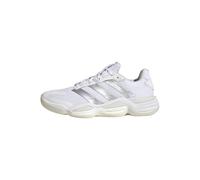 adidas Women's Stabil 16 Indoor Shoes, Cloud White/Silver Metallic/Grey One, 12.5 UK