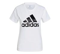 adidas Women's Standard Essentials Logo Tee, White/Black, Medium