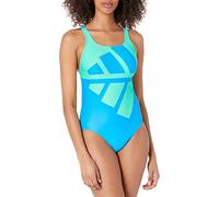 adidas Women's Standard Sh3.Ro Graphic Swimsuit, Sky Rush/Pulse Mint, 0