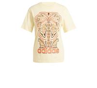 adidas Women's T-Shirt Graphique x Farm Rio, Easy Yellow, S