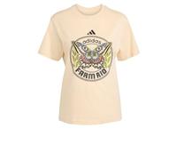 adidas Women's T-Shirt Graphique X Farm, Sand Strata, M