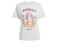 adidas Women's T-Shirt X Farm Graphic 2, Ash Silver, S