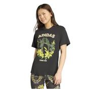 adidas Women's T-Shirt X Farm Graphic 2, Black, L