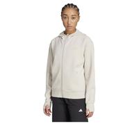 adidas Women's Veste à Capuche entièrement zippée Designed 4 Training, Beige, S