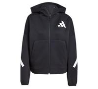 adidas Women's Veste à capuche entièrement zippée Z.N.E., Black/White, M