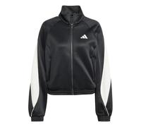 Adidas Sweat à capuche Stadium Full Zip Noir Pur Blanc Femme S