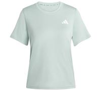 adidas - Women's WE 3-Stripes Crew Tee - T-shirt technique - XS - wonder sage / white