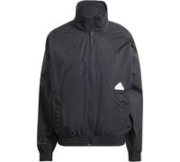 Adidas Woven Track Top Tracksuit Womens Carbone/Blanc/Noir 6 (XXS) Female