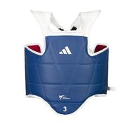 adidas WT Taekwondo Martial Arts TKD Body Protector Chest Guard Protection corporelle Homme, Bleu, M