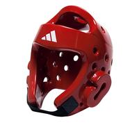 adidas WT Taekwondo Protection de tête en Mousse trempée pour Arts Martiaux Unisexe, Rouge, L