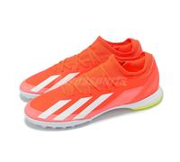 adidas X Crazyfast League TF Solar Red White Men Turf Ground Soccer Shoes IF0699