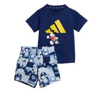 adidas x Disney Mickey Mouse Tee Set Kids Costumes, Bleu foncé/crème, 3-4 Years Mixte Enfant