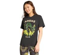 Adidas X Farm Graphic T-shirt Femme - T-Shirts, Noir - Taille 34 - Jersey de coton Black 34
