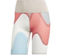 Adidas X Marimekko Optime Bike Shorts Womens Iceblu/Clowhi 10 (S) Female