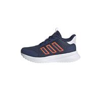 Adidas X_plrpath Chaussures de Course Unisexes pour Enfant, Bleu foncé Semi Impact Orange FTWR Blanc, 40 EU