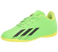 adidas X Speedportal.4 Indoor Soccer Shoe, Solar Green/Solar Red/Solar Yellow, 10.5 US Unisex Little Kid