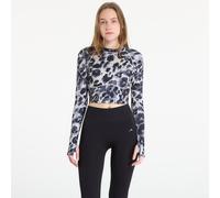 adidas x Stella Mccartney Training Longsleeve Crop Printed Top Wonder Alumina/ Black S