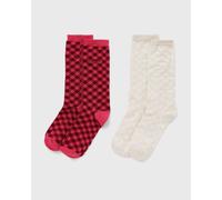 Adidas X Wales Bonner CHECK SOCK men Socks red|beige taille: L
