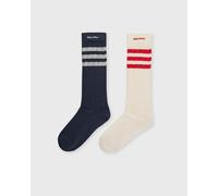 Adidas X WALES BONNER CROCHET HI SOCK men Socks blue|white taille: L