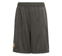 adidas Yb TR Eq KN SH Short pour Enfant, Garçon, Short, ED6356, olitec/Narfla, 116 (5/6 años)