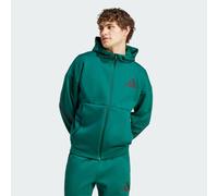 Adidas Z.n.e. Full-zip Hooded Track Homme - Manteaux blousons, Vert - Taille XS - Poly Mesh Green XS