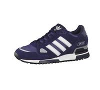 adidas Zx 750 Homme Basket , Bleu New Navy Ftw White Dark Navy, 44 2/3 EU