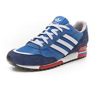 adidas ZX 750 Homme Basket, Bleu Rouge Blanc, 40 2/3 EU
