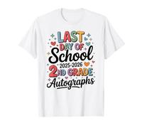 Adieu 2e année dernier Jour 2026 Autographes par lot T-Shirt