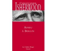 Adieu à Berlin: Les Cahiers rouges - NOUVEAUTE DANS LA COLLECTION