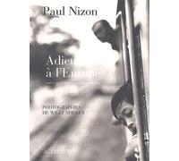 Paul Nizon – Adieu à l'Europe – Traduction Bernard Kreiss – Actes Sud