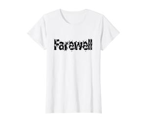 Adieu Au Revoir Prends Soin de toi Conception du Texte T-Shirt Graphique avec Valeur