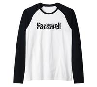 Adieu Au Revoir Takecare WhiteText Design Manche Raglan