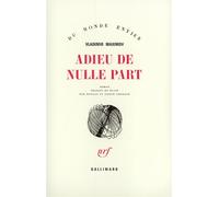Vladimir Maximov – Adieu de nulle part – Livre