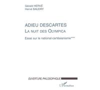Adieu descartes Essai sur le national-cartésianisme - Gérald Hervé - L'harmattan - broché - Livre
