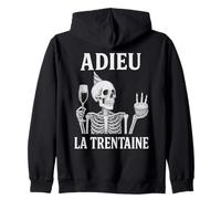 Adieu la trentaine, Humour 40 Ans Anniversaire drôle Sweat à Capuche