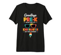 Adieu l'obtention du diplôme de pré-Maternelle à la Maternelle Premier été T-Shirt Haut de Gamme