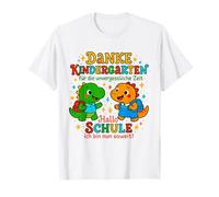 Adieu Maternelle Hello School 2025 Colourful T-Shirt