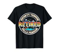 Adieu Stress Bonjour Retraite Citation Humour T-Shirt