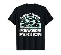 Adieu Stress Bonjour Retraite Métallier Fierté T-Shirt