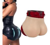 Adima Culotte de Levage de Fesses en Silicone Culotte Triangulaire en Silicone pour Femmes Fausses Hanches Drag Queen travesti transgenre Cosplay,Marron,One Size