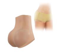 Adima Culotte de renforcement des Fesses en Silicone, Taille Haute, rehausseur de Hanches, Short Push-up, Faux sous-vêtement de Fesses pour Femmes et Drag Queens,Color2,One Size